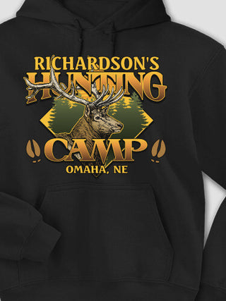 Elk Hunting Camp : Printed Hoodies