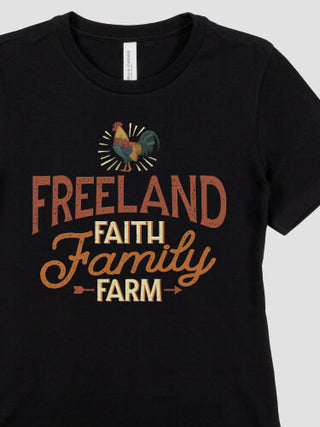 Faith Family Farm : Premium Ladies T-Shirts