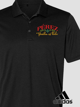 Familia es Todo : Embroidered Adidas&reg; Polo Shirts