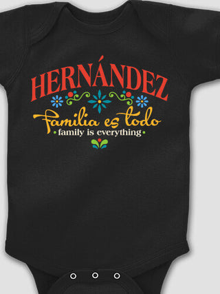 Familia es Todo : Printed Baby Bodysuits