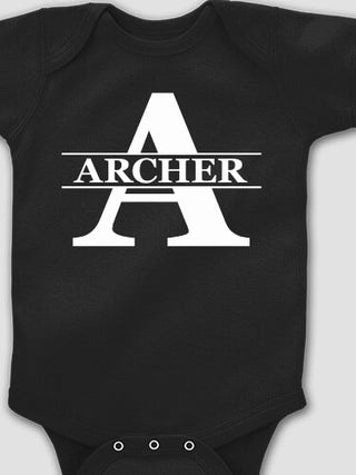 Family Monogram : Printed Baby Bodysuits