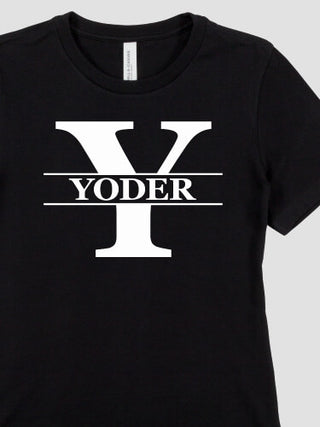 Family Monogram : Premium Ladies T-Shirts