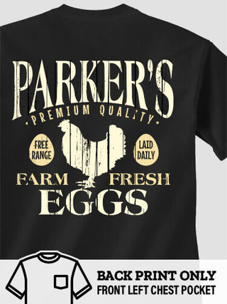 Farm Fresh Eggs : Printed Pocket T-Shirts