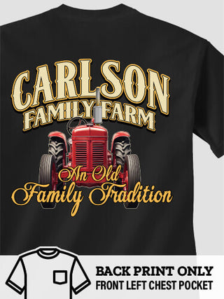 Farming Family Tradition : Printed Pocket T-Shirts