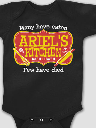 Few Have Died Kitchen : Printed Baby Bodysuits