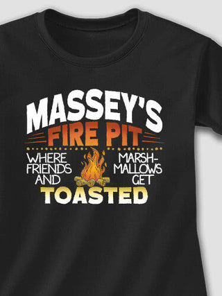 Fire Pit : Adult Ladies Fitted T-Shirt