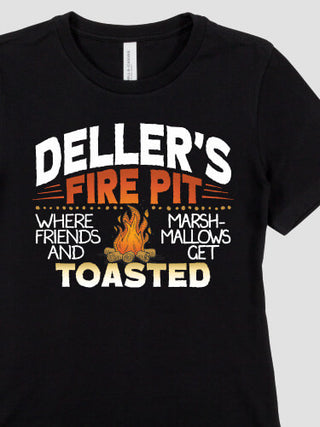 Fire Pit : Premium Ladies T-Shirts