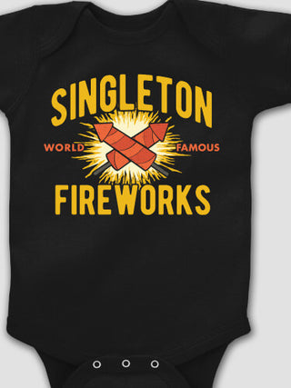 Fireworks : Printed Baby Bodysuits