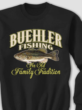 Fishing Family Tradition : Printed Sweatshirts