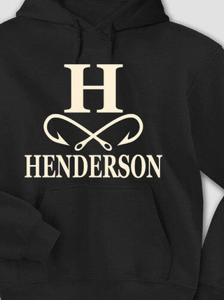Fishing Monogram : Printed Hoodies