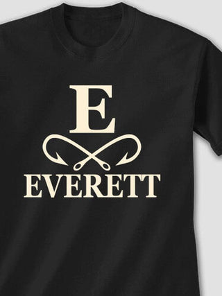 Fishing Monogram : Printed T-Shirts