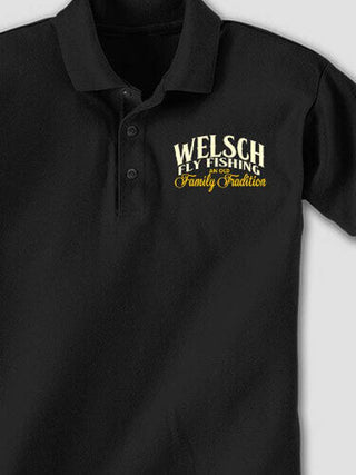 Fly Fishing Family Tradition : Embroidered Polo Shirts