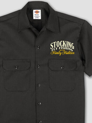Fly Fishing Family Tradition : Embroidered Work Shirts