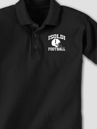 Football Helmet : Embroidered Polo Shirts