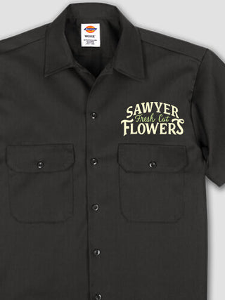 Fresh Cut Flowers : Embroidered Work Shirts