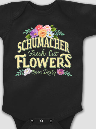 Fresh Cut Flowers : Printed Baby Bodysuits