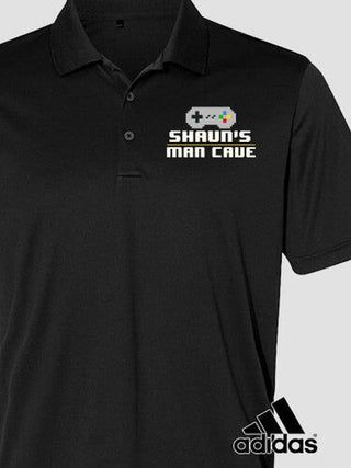 Gamer Man Cave : Embroidered Adidas&reg; Polo Shirts