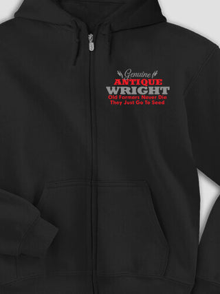 Genuine Antique Farmer : Embroidered Zip Hoodies