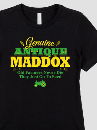 Genuine Antique Farmer : Premium Ladies T-Shirts