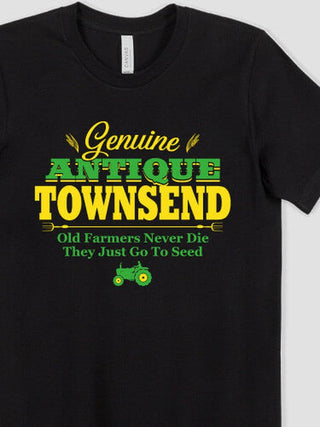 Genuine Antique Farmer : Premium Printed T-Shirts