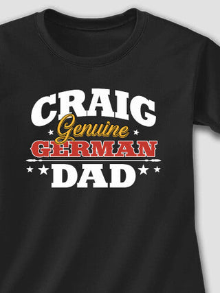 German Dad : Adult Ladies Fitted T-Shirt