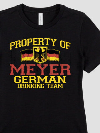 German Drinking Team : Premium Printed T-Shirts