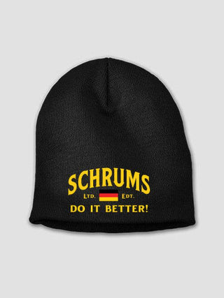 Germans Do It Better : Embroidered Beanies