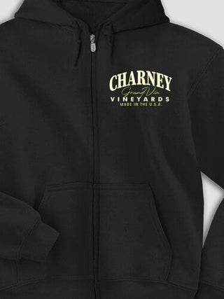 Grand Vineyards : Embroidered Zip Hoodies