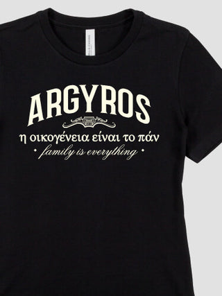 Greek Family Is Everything : Premium Ladies T-Shirts