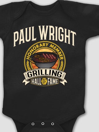Grilling Hall Of Fame : Printed Baby Bodysuits