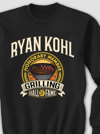 Grilling Hall Of Fame : Printed Sweatshirts
