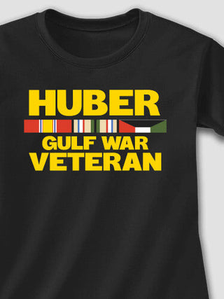 Gulf War Veteran : Adult Ladies Fitted T-Shirt