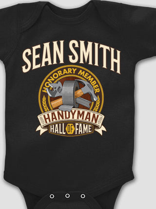 Handyman Hall Of Fame : Printed Baby Bodysuits