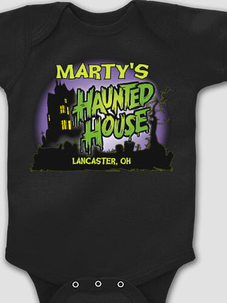 Haunted House : Printed Baby Bodysuits