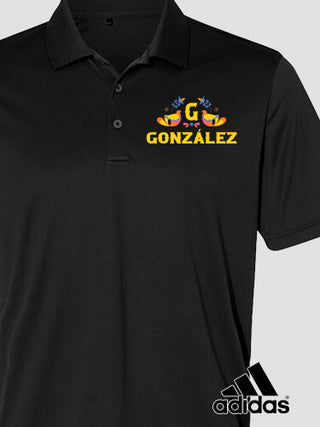 Hispanic Monogram : Embroidered Adidas&reg; Polo Shirts