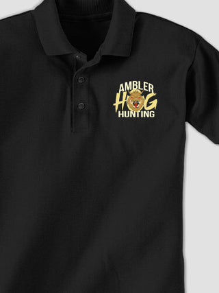 Hog Hunting : Embroidered Polo Shirts