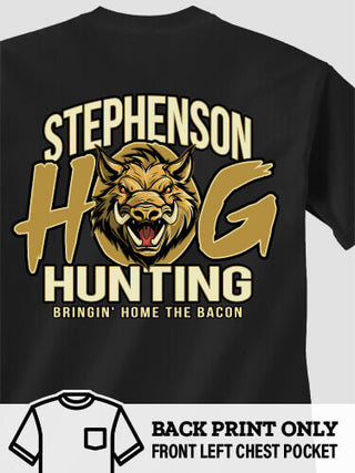 Hog Hunting : Printed Pocket T-Shirts