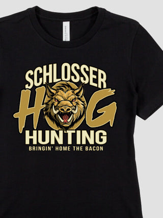Hog Hunting : Premium Ladies T-Shirts