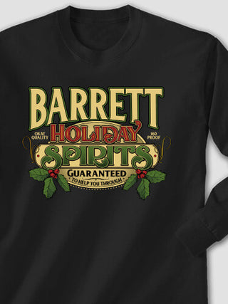 Holiday Spirits : Printed Long Sleeves
