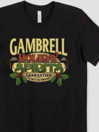 Holiday Spirits : Premium Printed T-Shirts