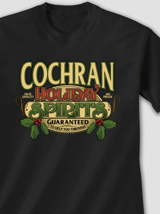 Holiday Spirits : Printed T-Shirts