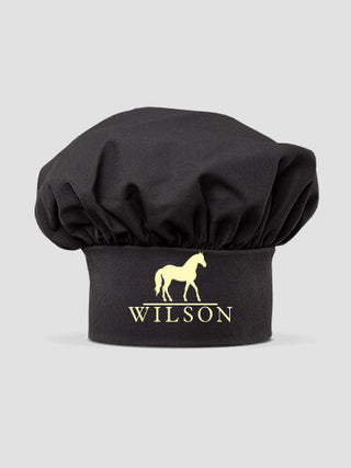 Horse : Embroidered Chef Hat