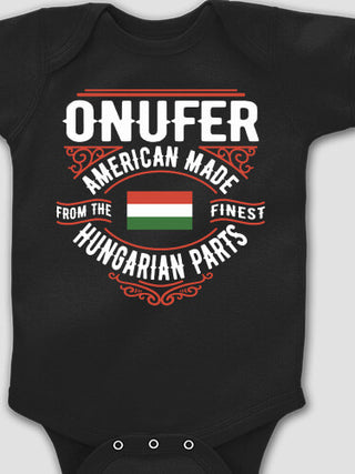 Hungarian Parts : Printed Baby Bodysuits