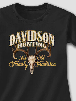 Hunting Family Tradition : Adult Ladies Fitted T-Shirt
