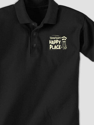 Hunting Happy Place : Embroidered Polo Shirts