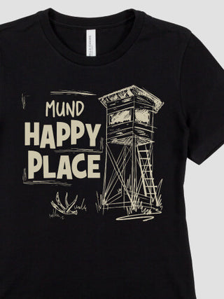 Hunting Happy Place : Premium Ladies T-Shirts