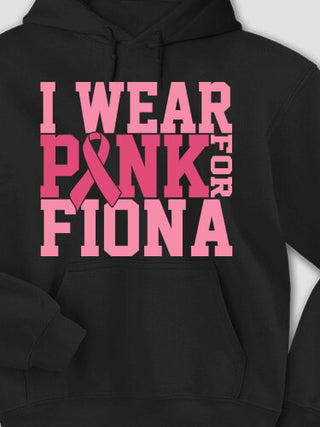 I Wear Pink : Printed Hoodies