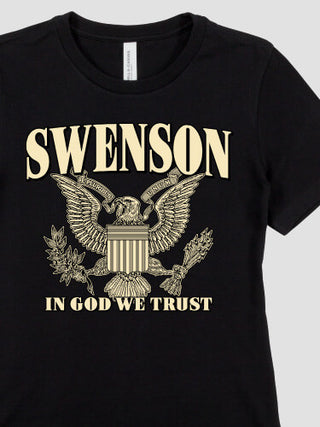 In God We Trust : Premium Ladies T-Shirts