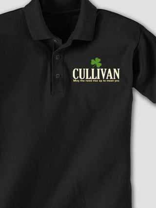 Irish Blessing : Embroidered Polo Shirts