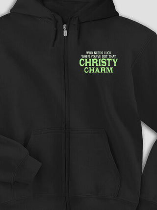 Irish Charm : Embroidered Zip Hoodies